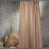 Hotel Bathroom Curtain 180X180 Jacquard Beige