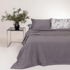 Pique Cotton Blanket 170x265 Dark Grey