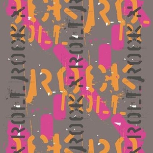 Ταπετσαρία Τοίχου Γράμματα Rock, PS International Wallpapers, Studio360 03848-11