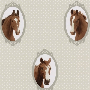 Ταπετσαρία Τοίχου Κορνίζα με Άλογα-All Around Deco- Studio360 05686-10