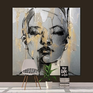 Digital Print on Canvas 100X100 , All Around Deco