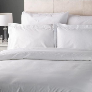 Hotel Sheet White 170X285 Cotton Satin Riga TC-230