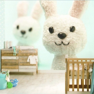 PhotoWallpaper All Around Deco Funny Bunny