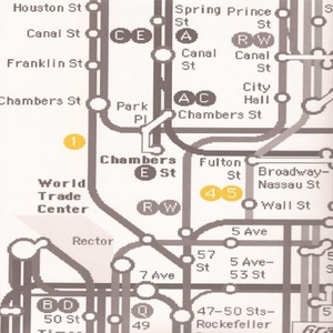 Ταπετσαρία Τοίχου Χάρτης- New York Subway, All Around Deco, Studio 360 HP20801