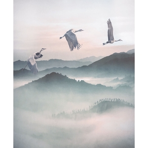 Φωτοταπετσαρία Τοίχου Mystic Cranes Komar INK 4.00 X 2.80