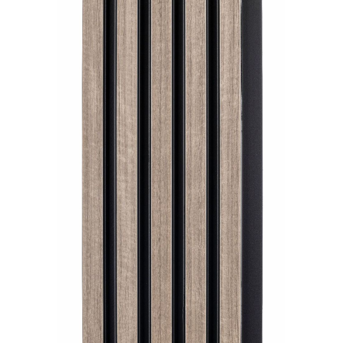 All Around Deco Wood Wall Panel Wall Line Grey/Black