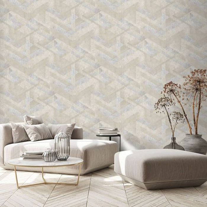 Wallpaper with Geometric Patterns, Erismann