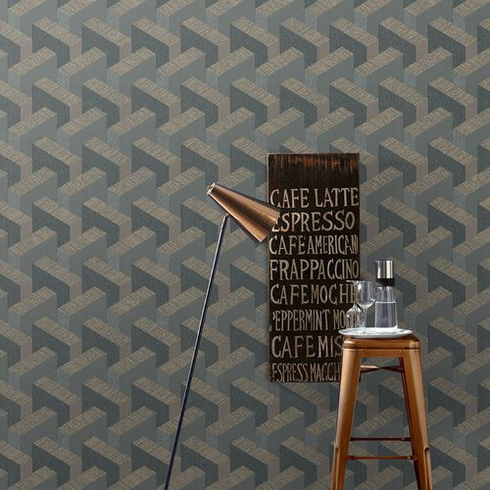 Wallpaper with Geometric Patterns, Erismann