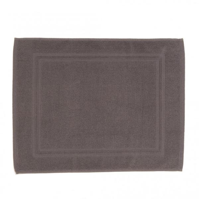 Hotel Bathroom Mat 50X70 Cotton Gray 700 GSM