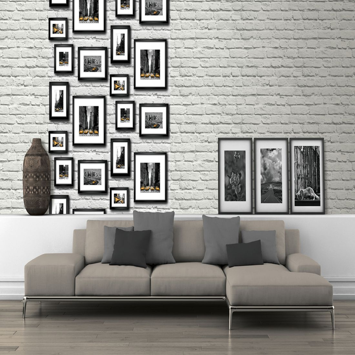 Wallpaper Imitation White Brick, Ugepa- Jet Setter, Studio360-2534