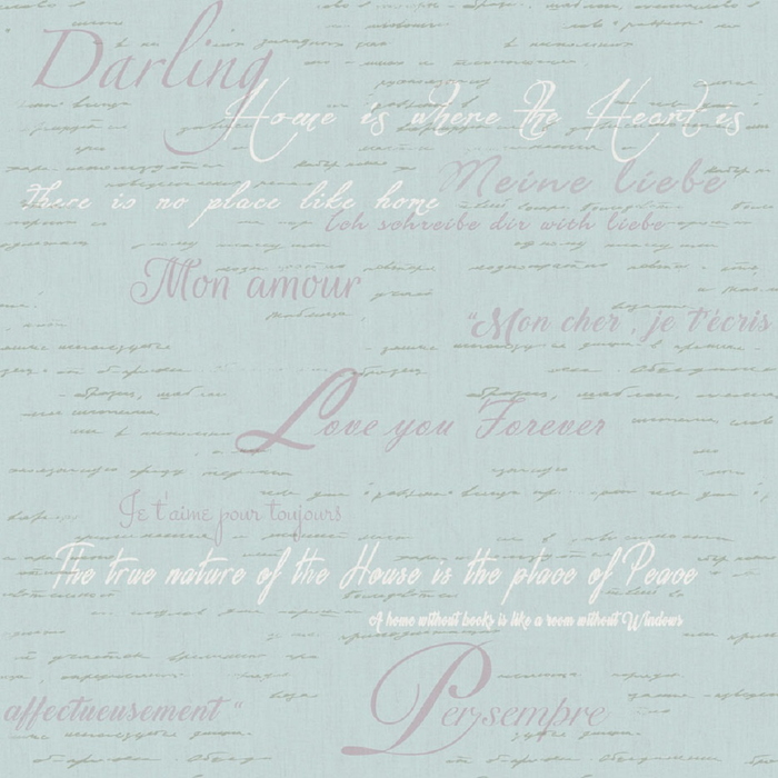 Wallpaper Thematic-Letters Blooming Garden 9 Parato Studio360-007846