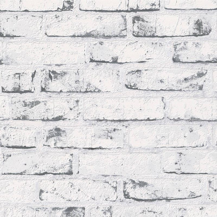 Wallpaper Imitation Material-Brick, AS Creation Black & White 4, Studio360 907837