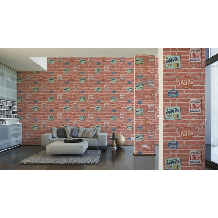 Wallpaper Bricks, AS Creation Cocktail 2 Studio360-942821