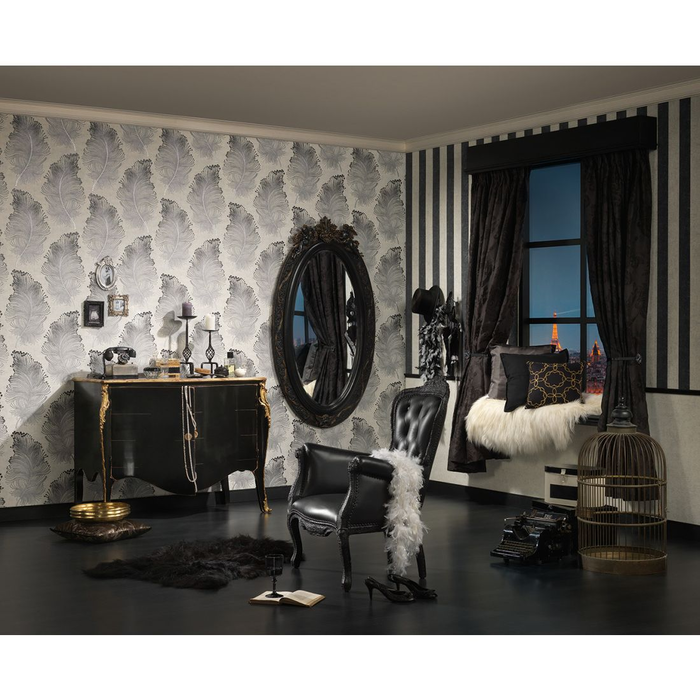 AS Creation Black&White 3 Non Woven Vinyl Wallpaper