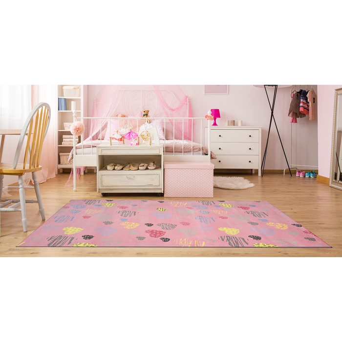 Children's Rug with Hearts, Colori-Colore- HealthyKiddie-7564