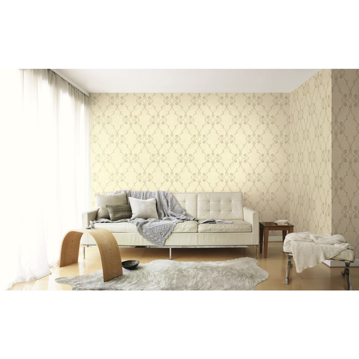 Luxurious Decor Providence Non Woven, Vinyl Wallpaper