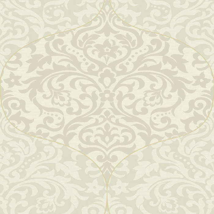 Luxurious Decor Providence Non Woven, Vinyl Wallpaper