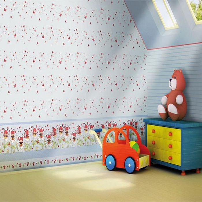 Children's wall border - Flowers, Parato, Studio360 2380