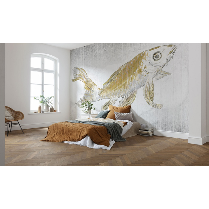 PhotoWallpaper Komar Golden Koi 4.00 X 2.80 Metallic